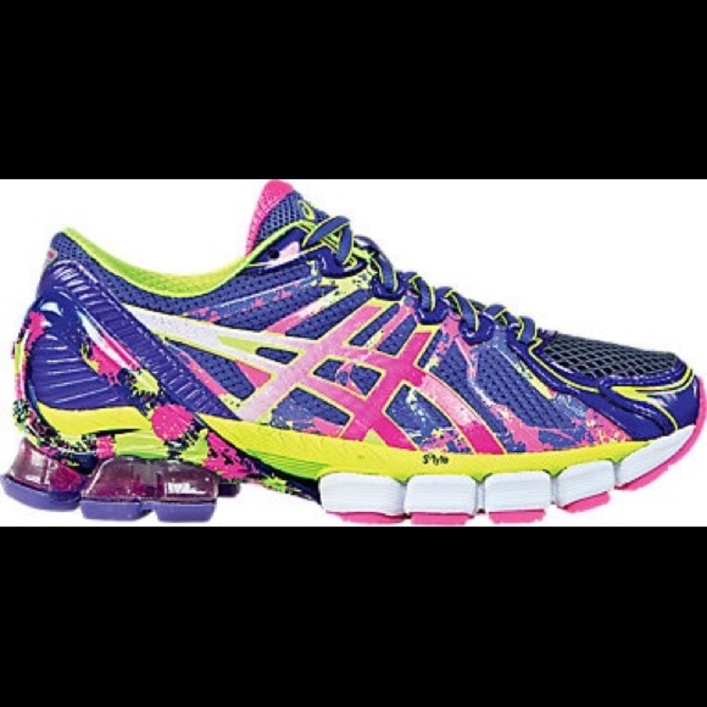 ASICS GEL-Sendai 2 Running Shoe Purple/Pink/Yellow